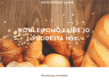 Tablet Screenshot of kotileipomolaine.fi